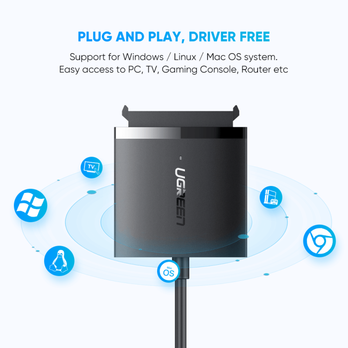 Ugreen USB 3.0 na SATA Adapter za trdi disk - box - slika 3