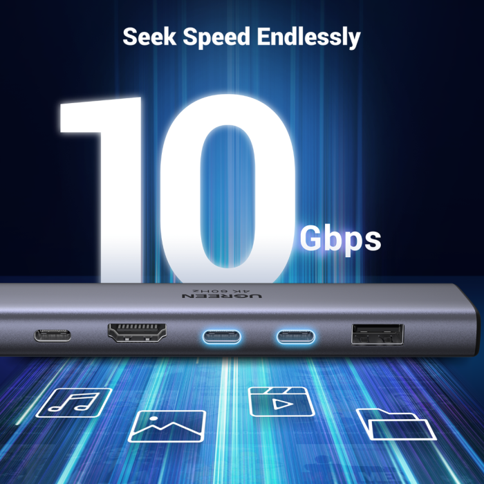 Ugreen 7 v 1 USB-C hub - slika 4
