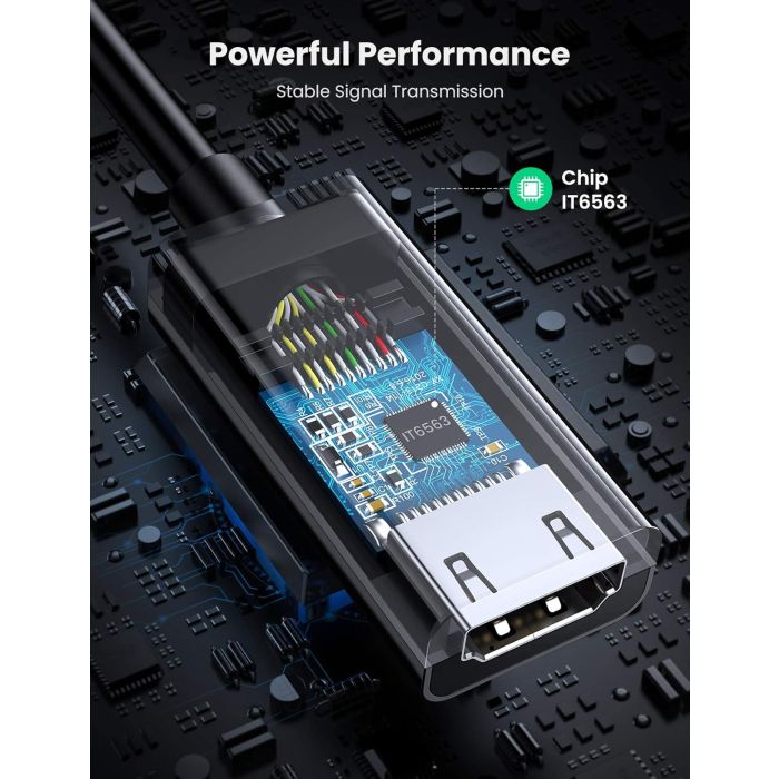 Ugreen DisplayPort v HDMI adapter 4K@60Hz - slika 6