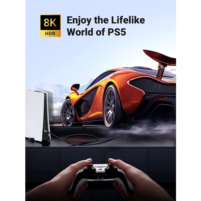 Ugreen 8K HDMI kabel 2.1 8K@60Hz 4K@120Hz, 3M - polybag - slika 6