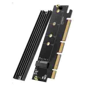 Ugreen M.2 PCIe NVME M-Key na PCIe 4.0 x16 adapter s hladilnikom - box