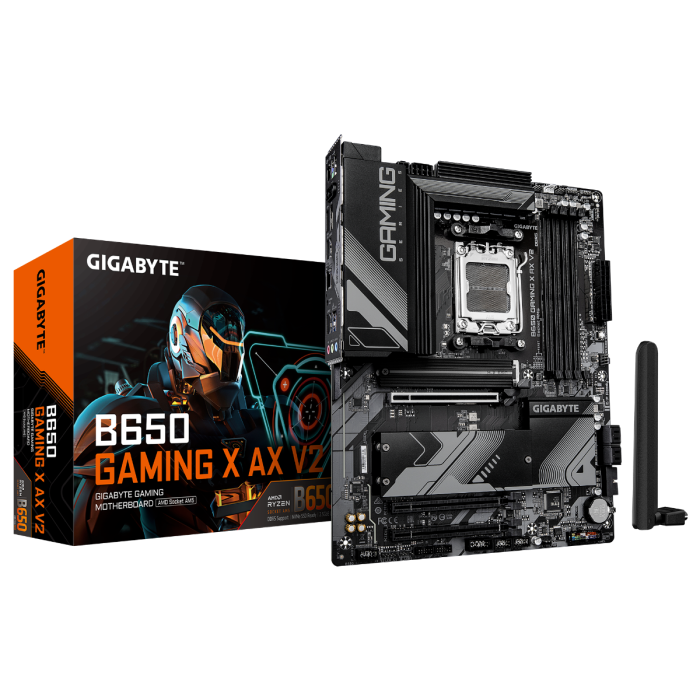 GIGABYTE B650 GAMING X AX V2, DDR5, SATA3, USB3.2Gen2x2, DP, 2.5GbE, WiFi 6E, AM5 ATX