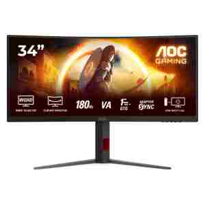 AOC Gaming CU34G4 34 WQHD 3440 x 1440 1ms 180Hz HDR10 ukrivljen monitor