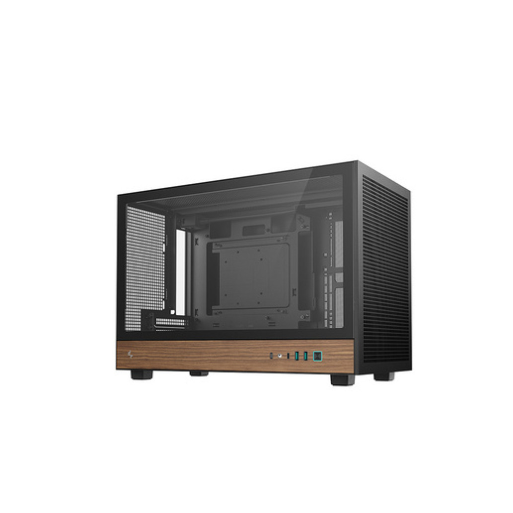 Ohišje Deepcool CH260 WOOD microATX - črna - slika 3
