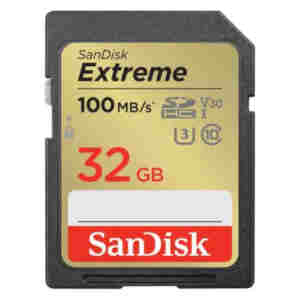 Spominska kartica SDHC 32GB Sandisk Etreme /100MB/ U3 V30 UHS-I (SDSDXVT-032G-GNCIN)
