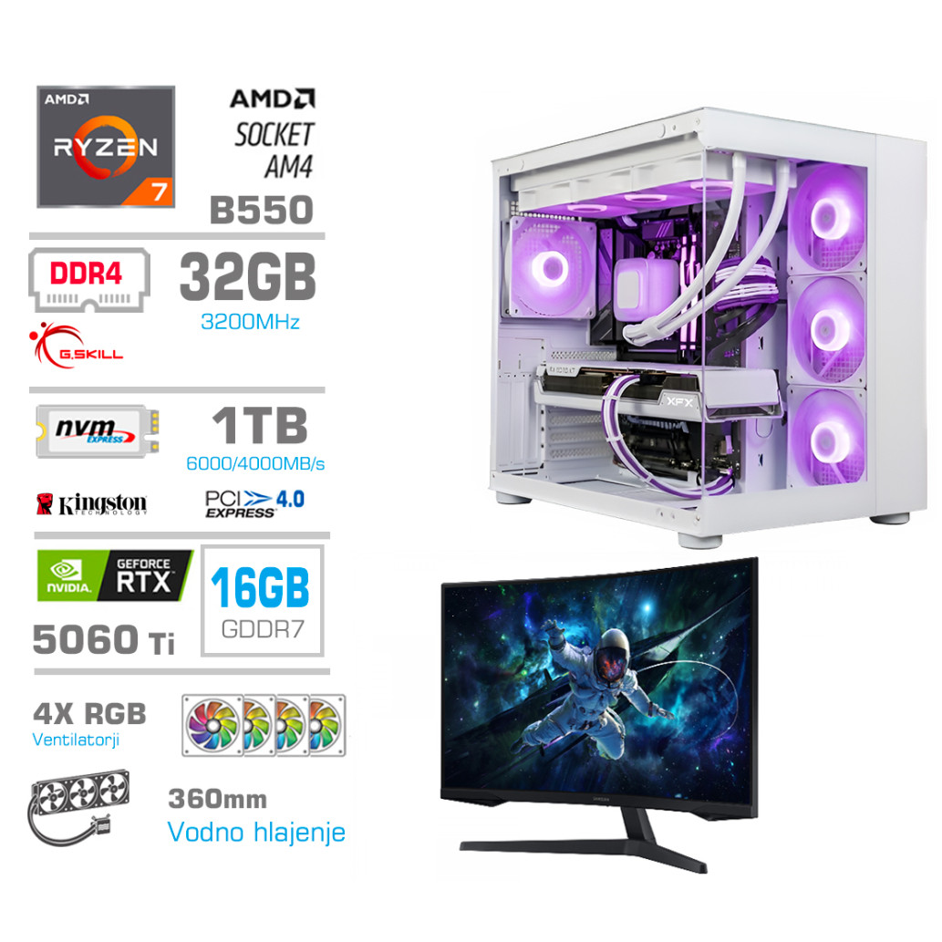 Računalnik MEGA MT S5 R7-5700X