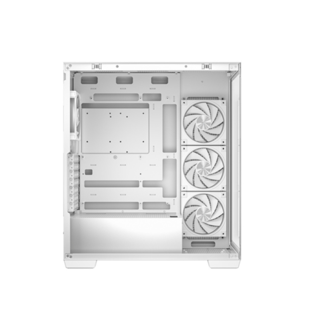 Ohišje Deepcool CG580 4F WH V2 MidiATX - bel RGB - slika 4