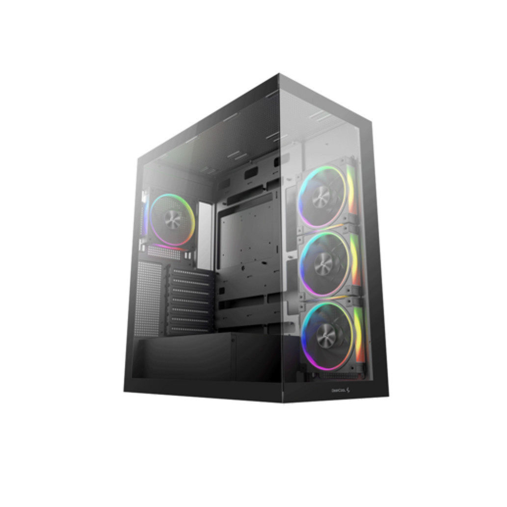 Ohišje Deepcool CG580 4F V2 MidiATX - črna RGB