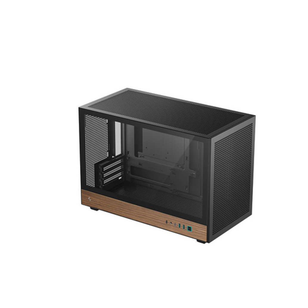 Ohišje Deepcool CH260 WOOD microATX - črna
