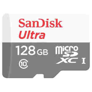 Spominska kartica microSDXC 128GB Sandisk Ultra 100MB/s/UHS-I (SDSQUNR-128G-GN3MN)