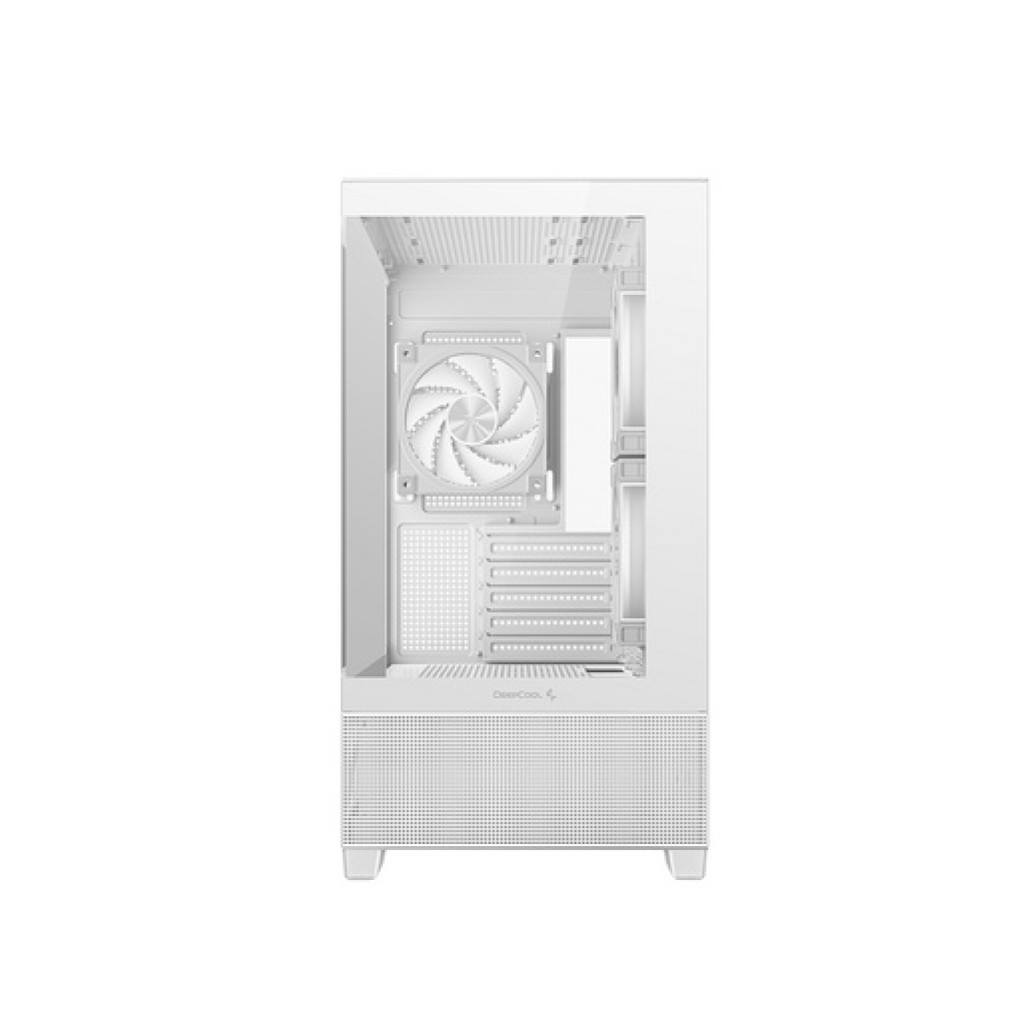 Ohišje Deepcool CG380 3F MidiATX - bel RGB - slika 3