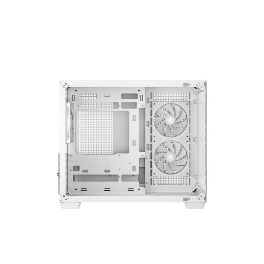 Ohišje Deepcool CG330 3F WH microATX - bel RGB - slika 3