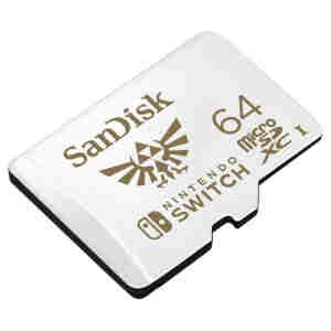 Spominska kartica microSDXC 64GB Sandisk Nintendo Switch 100MB/s/60MB/s U3 UHS-I (SDSQXAT-064G-GNCZN)
