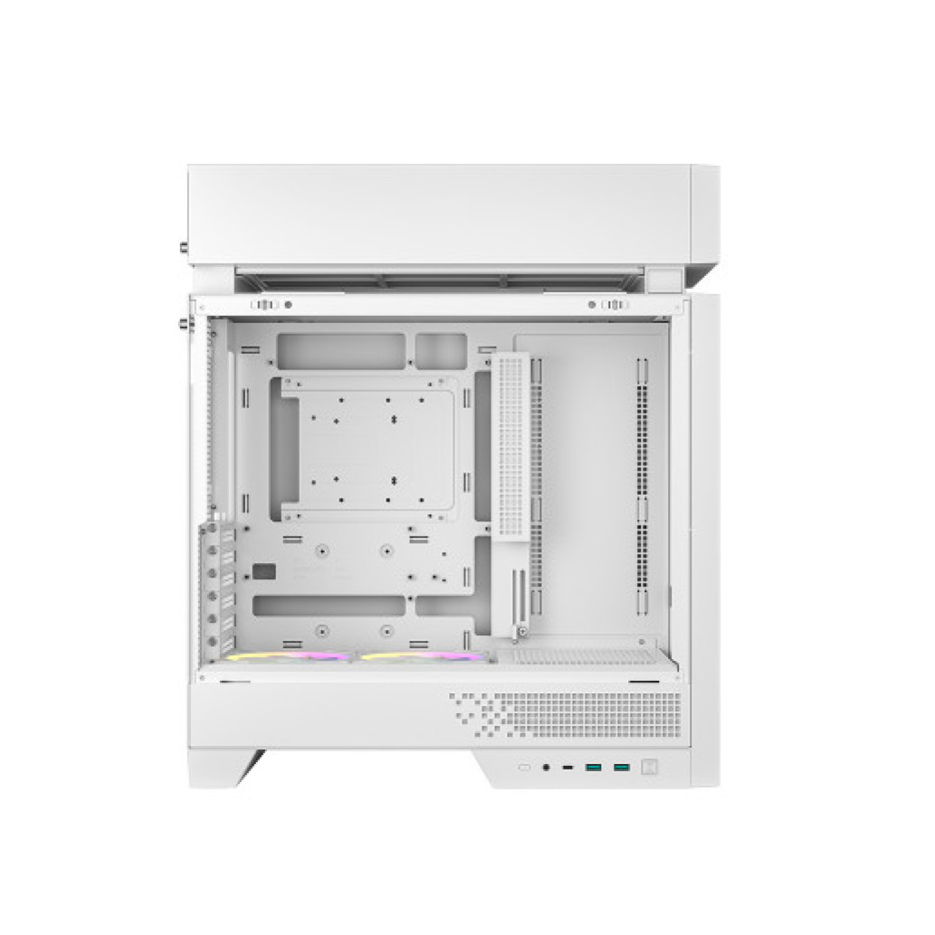 Ohišje Deepcool CL600-WH MidiATX - bel ARGB - slika 4