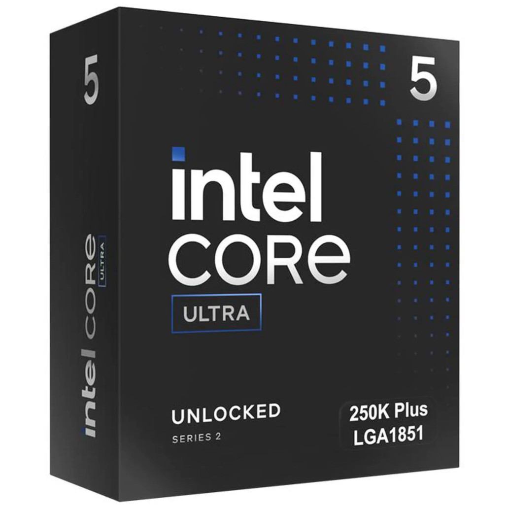 Procesor Intel LGA1851 Ultra 5 250K Plus 18C/18T 3,3GHz/5,3GHz BOX 125W/159W grafika Intel Xe brez hladilnika