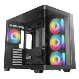 Ohišje Deepcool CG530U 4F MidiATX - črna ARGB