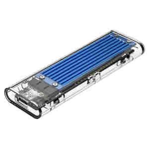 Ohišje za SSD disk M.2 v USB-C PCIe NVMe USB 3.1 Gen2 Type-C Orico - moder (TCM2-C3-BL-BP)
