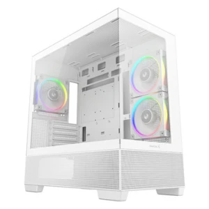 Ohišje Deepcool CG380 3F MidiATX - bel RGB