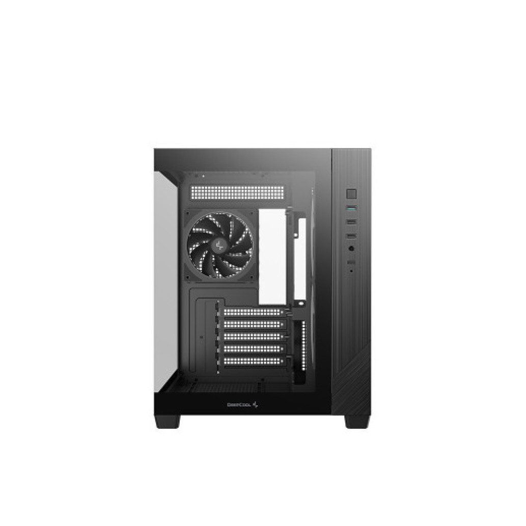 Ohišje Deepcool CG330 3F microATX - črna RGB - slika 3