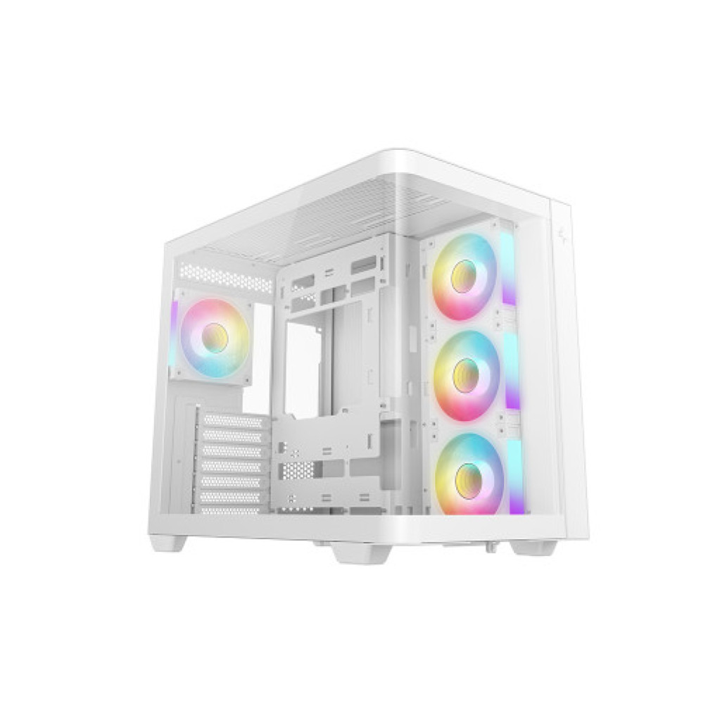Ohišje Deepcool CG530U 4F WH MidiATX - bel ARGB
