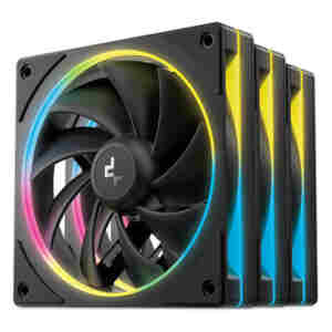 Ventilator Deepcool FL12 120mm črna ARGB (3 pack)