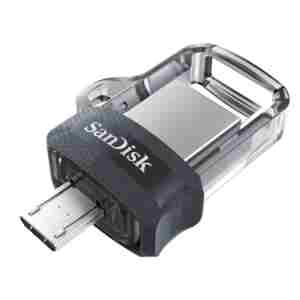 SanDisk 64GB Ultra Dual Drive m3.0 micro-USB/USB 3.0 USB ključ