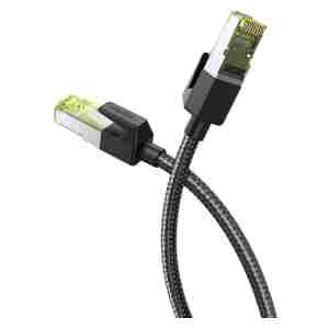 Ugreen UTP Cat7 oklopljen pleten okrogel kabel z modularnim RJ45 Ethernet priključkom 3M