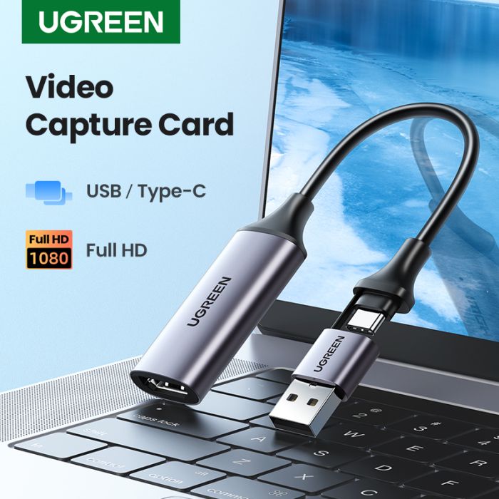 Ugreen USB adapter za zajem slike HDMI 4K na USB-C/A 1080p - box - slika 5