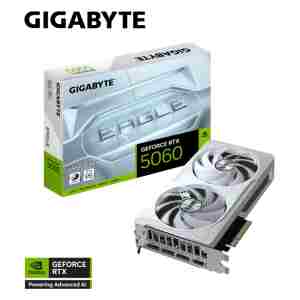 Grafična kartica GIGABYTE GeForce RTX 5060 EAGLE OC ICE 8G, 8GB GDDR7, PCI-E 5.0