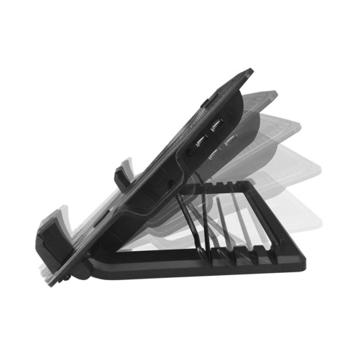 Hladilno stojalo za prenosnik do 17", tih ventilator, 2x USB, Ewent EW1258 - slika 3