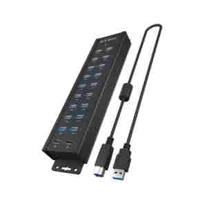 IcyBox IB-HUB1720-U3 20 v 1 portni USB hub