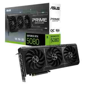 Grafična kartica ASUS Prime GeForce RTX 5080 OC, 16GB GDDR7, PCI-E 5.0 PRIME-RTX5080-O16G