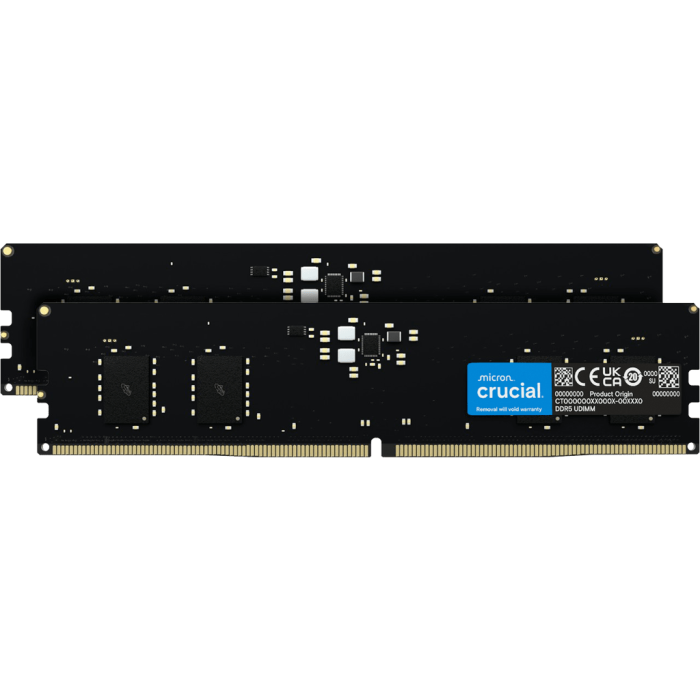 Crucial 16GB Kit (2x8GB) DDR5-5600 UDIMM CL46, 1.1V