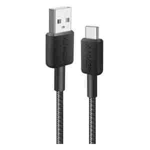 Anker 322 USB-A to USB-C pleten kabel 0,9m črn