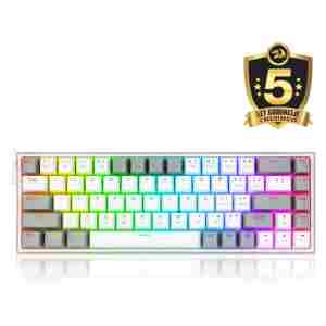REDRAGON CASTOR K631WG-RGB TIPKOVNICA - RDEČA STIKALA