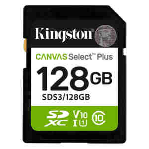 Spominska kartica SDXC 128GB Kingston Canvas Select Plus 150MB/s/40MB/s U1 V10 UHS-I (SDS3/128GB)