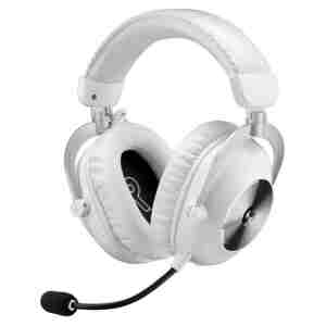 Slušalke brezžične Logitech naglavne z mikrofonom BT/1x3,5mm/USB G PRO X 2 LIGHTSPEED bele (981-001269)