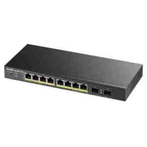 STIKALO 8-PORT + 2x SFP ZyXEL Smart 10/100/1000 PoE+ (GS1900-10HP-EU0102F)