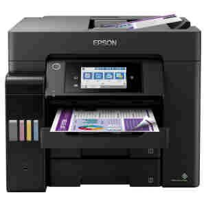 Tiskalnik multifunkcijski brizgalni barvni Epson EcoTank Office Pro L6550 A4 duplex tisk duplex skeniranje faks USB LAN WiFi 25ppm (C11CJ30402)