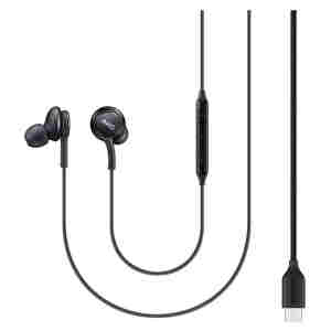 Slušalke žične Samsung ušesne z mikrofonom USB-C EO-IC100 črne (EO-IC100BBEGEU)
