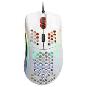 Gaming miška USB Glorious Model D M, bela (GD-GWHITE)