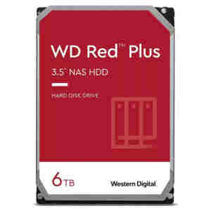 Trdi disk 3,5" 6TB SATA WD RedPlus 5400rpm 256MB (WD60EFPX)