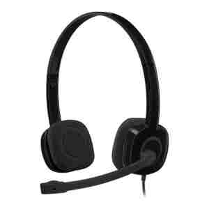 Slušalke Logitech H151, črne, stereo