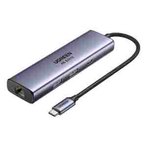 Ugreen 6-v-1 USB-C Hub (100 W PD, 4K@60Hz Displayport)