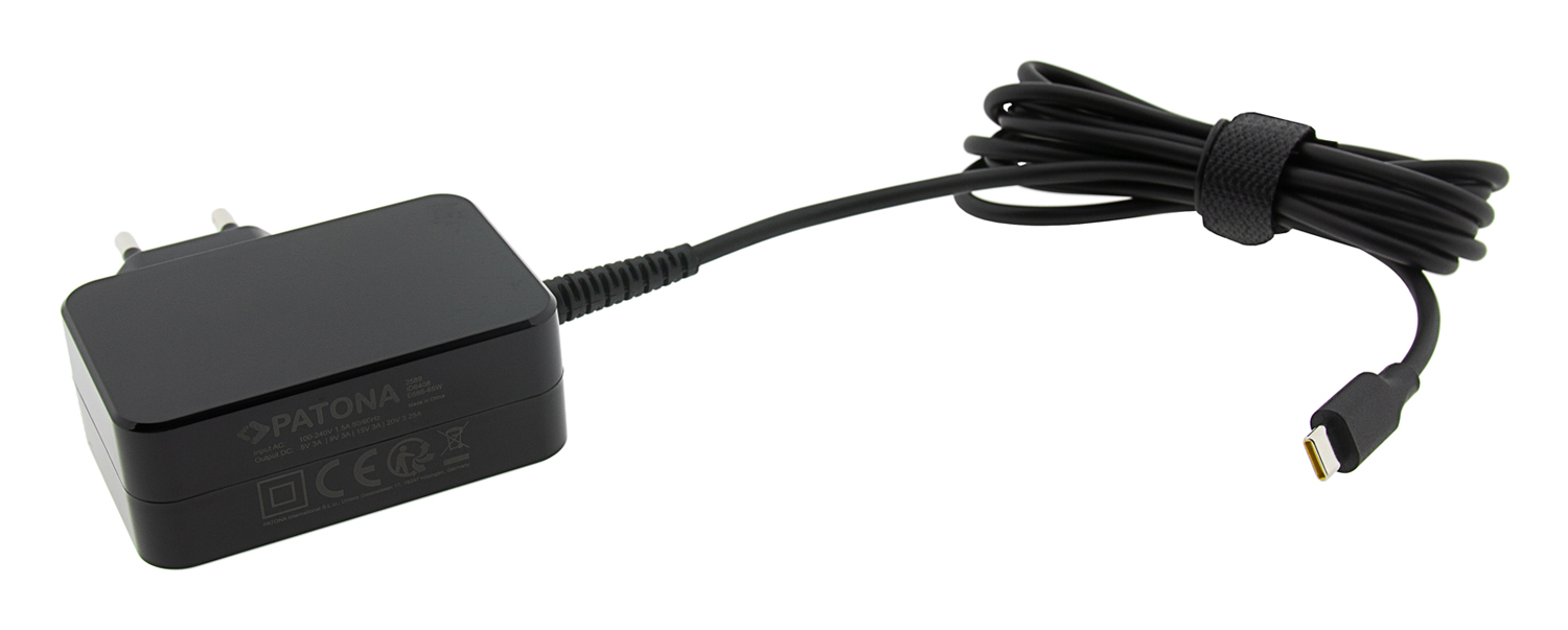 PATONA 65W PD napajalnik 5V/3A 9V/3A 15V/3A 20V/3,25A USB-C