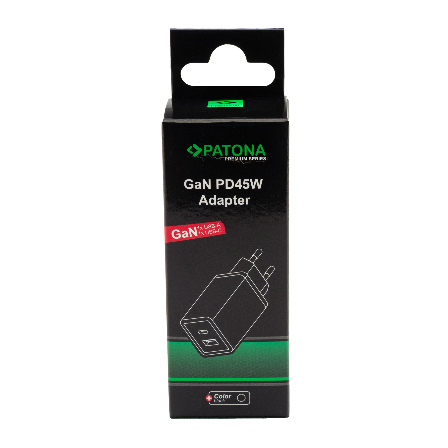 PATONA Premium GaN PD45W Adapter 1xUSB-C 1xUSB-A PD3.0 QC3.0 - slika 2