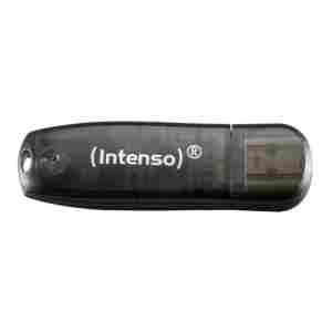 Intenso 16GB Rainbow Line USB 2.0 spominski ključek - Črn