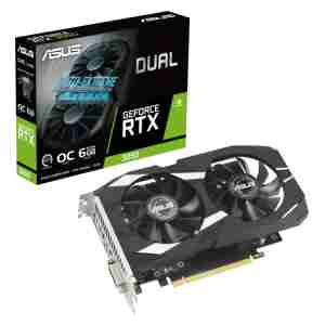 Grafična kartica ASUS GeForce RTX 3050 DUAL OC, 6GB GDDR6, PCI-E 4.0 DUAL-RTX3050-O6G