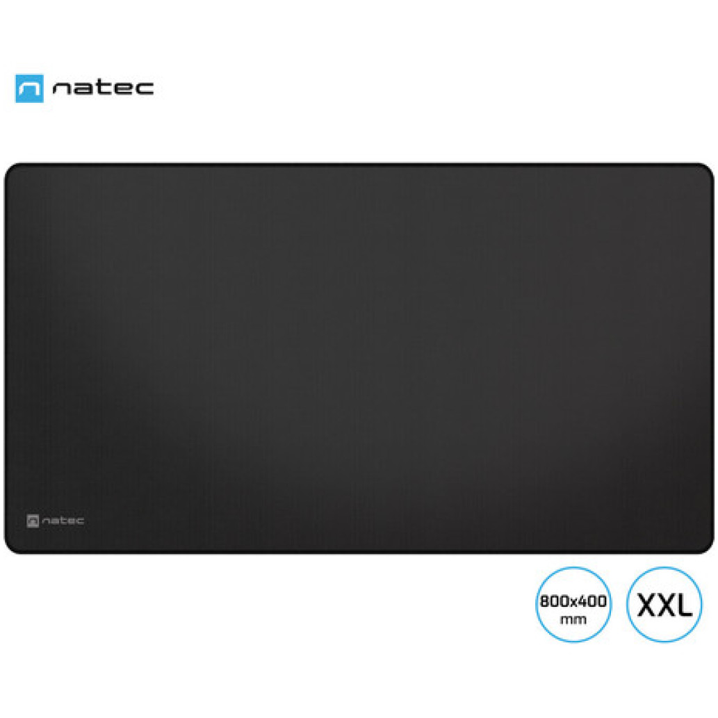Podloga za miško NATEC tekstilna tkanina 800x400mm XXL vodoodporna črna (POD-NAT-COLORS-XXL-B) - slika 3