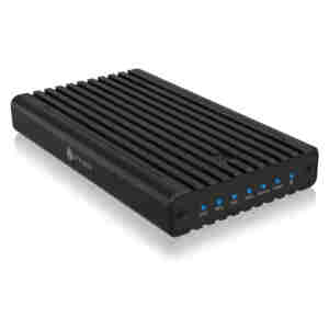 Ohišje za SSD disk M.2 v USB-C/A 2x PCIe NVMe USB 3.2 Gen2 IcyBox (IB-2817MCL-C31)